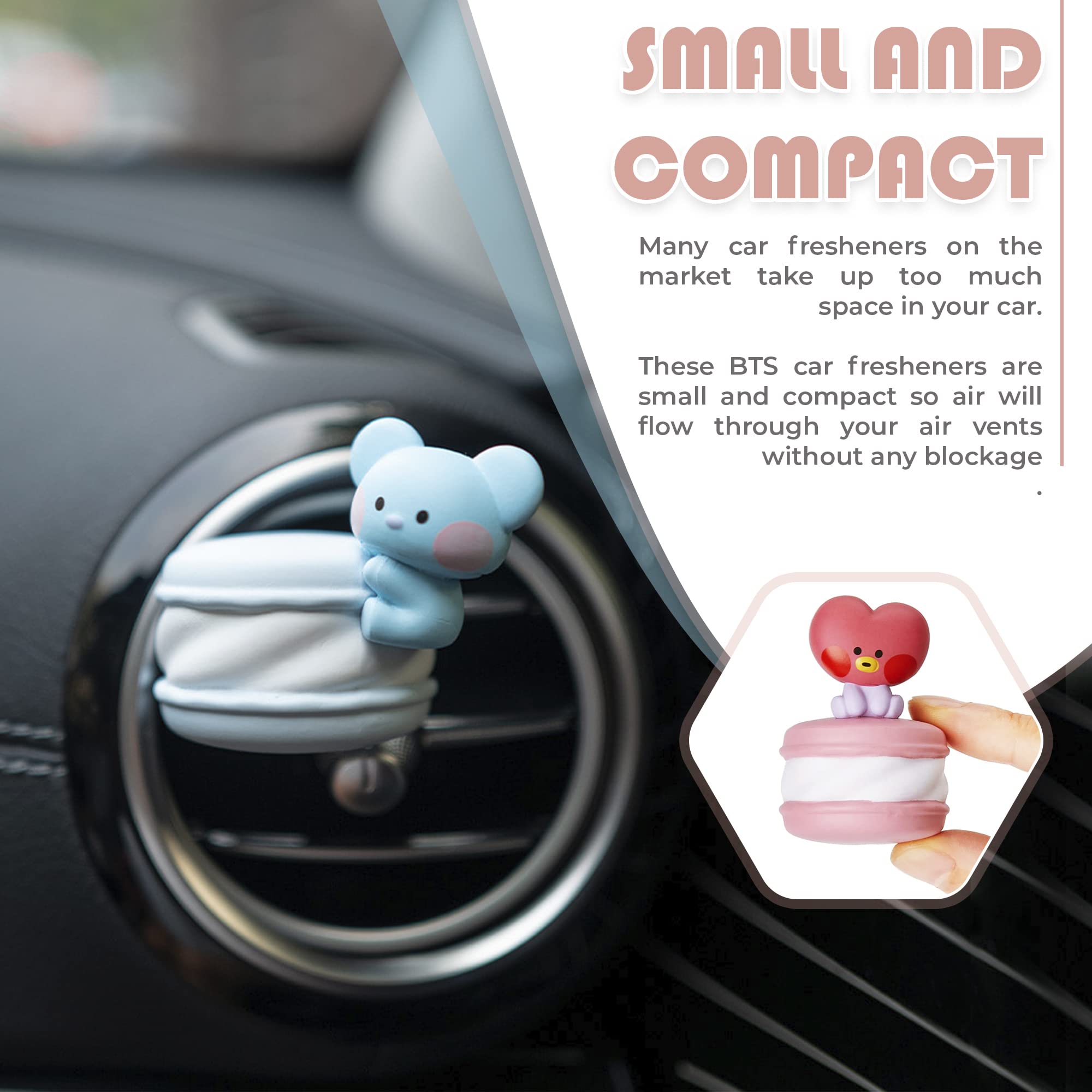 BT21 RJ Character Inspired by BTS Car Air Fresheners (RJ)