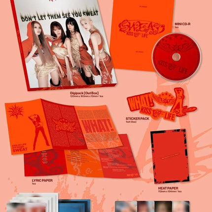 KISS OF LIFE [SWEAT] 3rd Single Album Mini CD - Random Version
