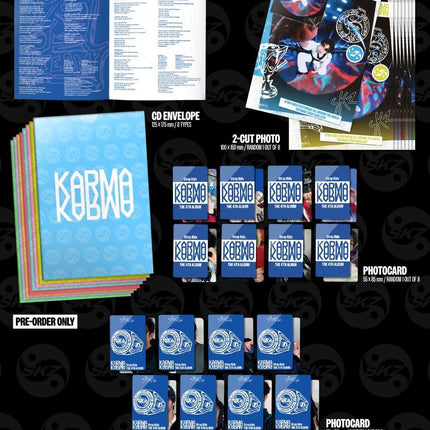Stray Kids KARMA Accordion Ver. contents — photocard, sticker, insert included