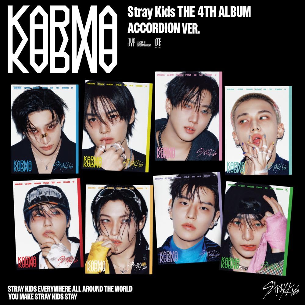 Stray Kids – 4th Full Album [KARMA] ACCORDION Digipack Ver. (Random)