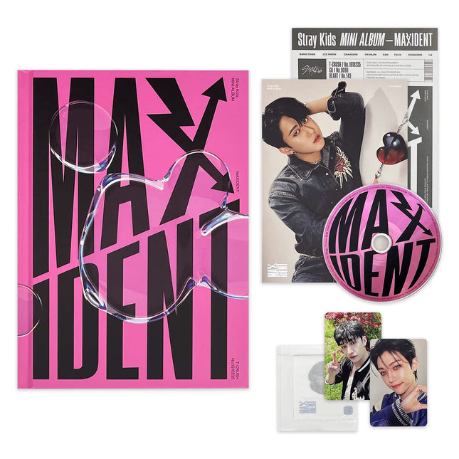 Stray Kids Maxident Photobook Ver. — large photobook packaging, official JYP Entertainment
