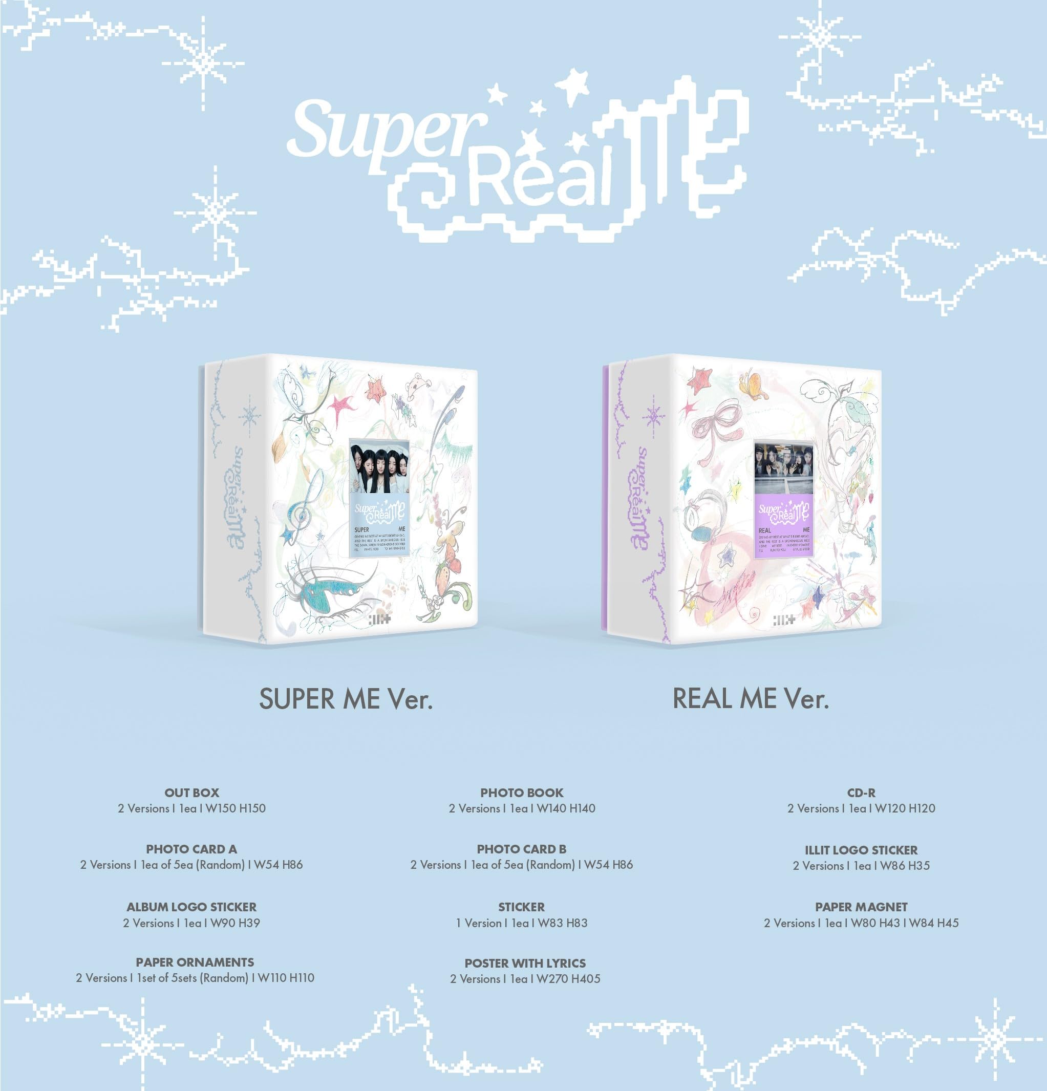 ILLIT - Super Real Me 1st Mini Album (Super Me Ver.)