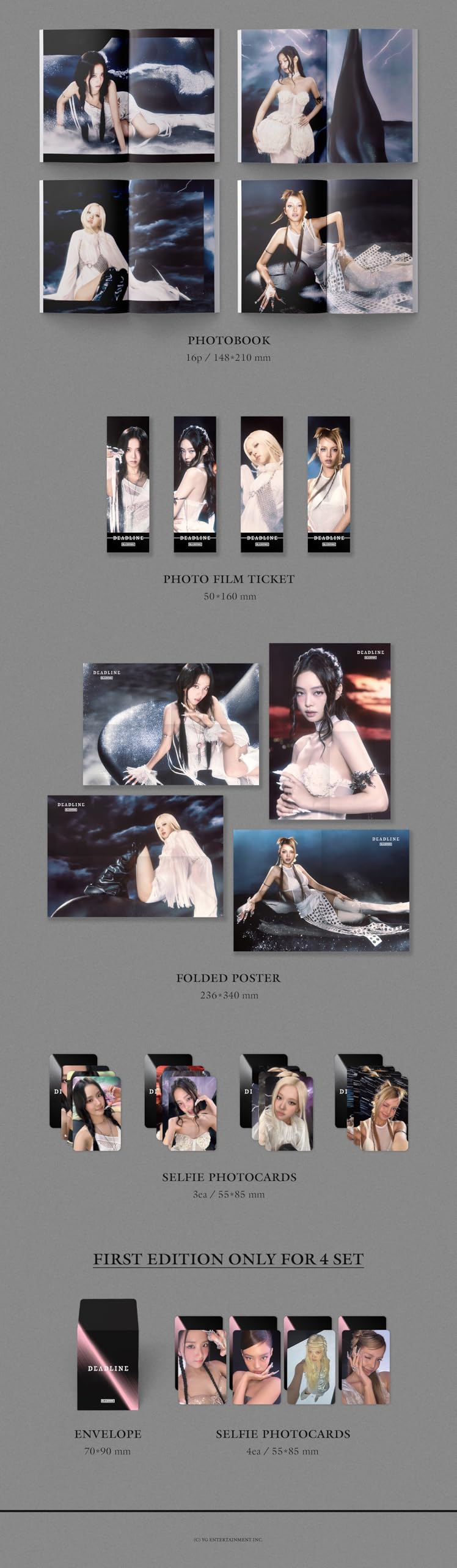 BLACKPINK DEADLINE [SILVER Ver] 3rd Mini Album