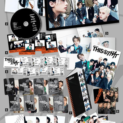 Stray Kids THIS & THAT 10th Mini Album — THIS Ver. front cover, official JYP Entertainment, ships from US