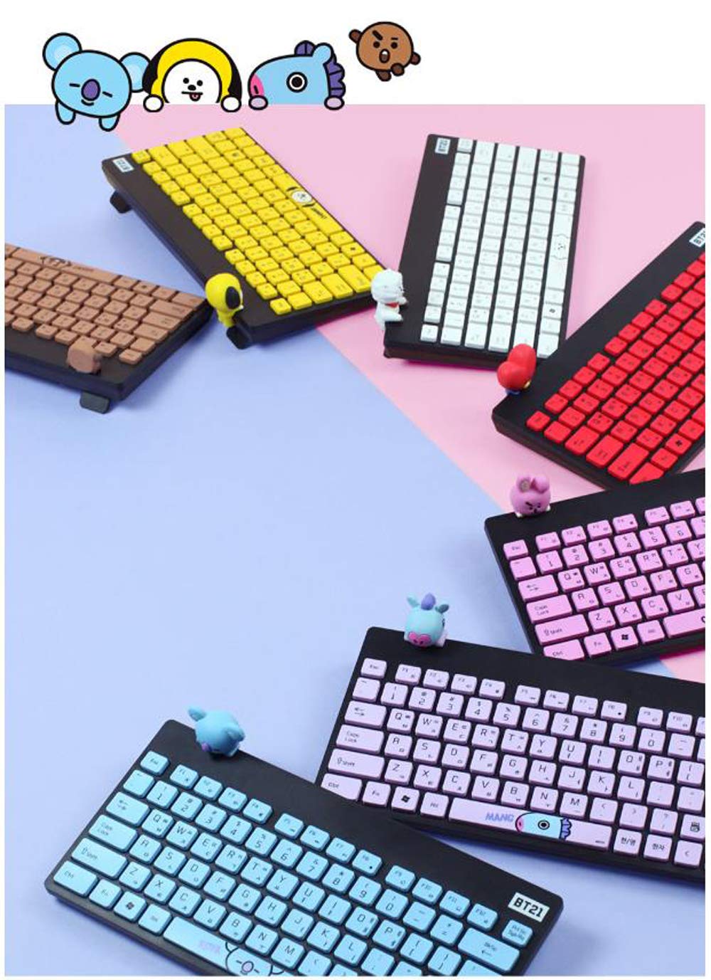 BT21 Royche RJ Keyboard (Bluetooth Not Supported)