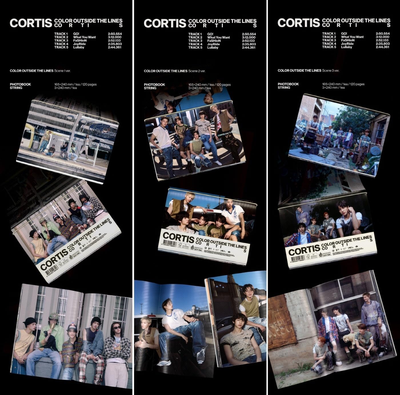 Cortis – 1st EP Color Outside The Lines CD (Random Ver.)