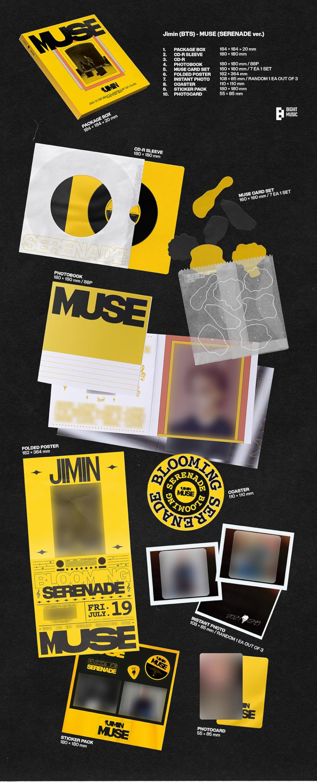 BTS JIMIN 2nd Solo Album [MUSE] Photobook Random Version