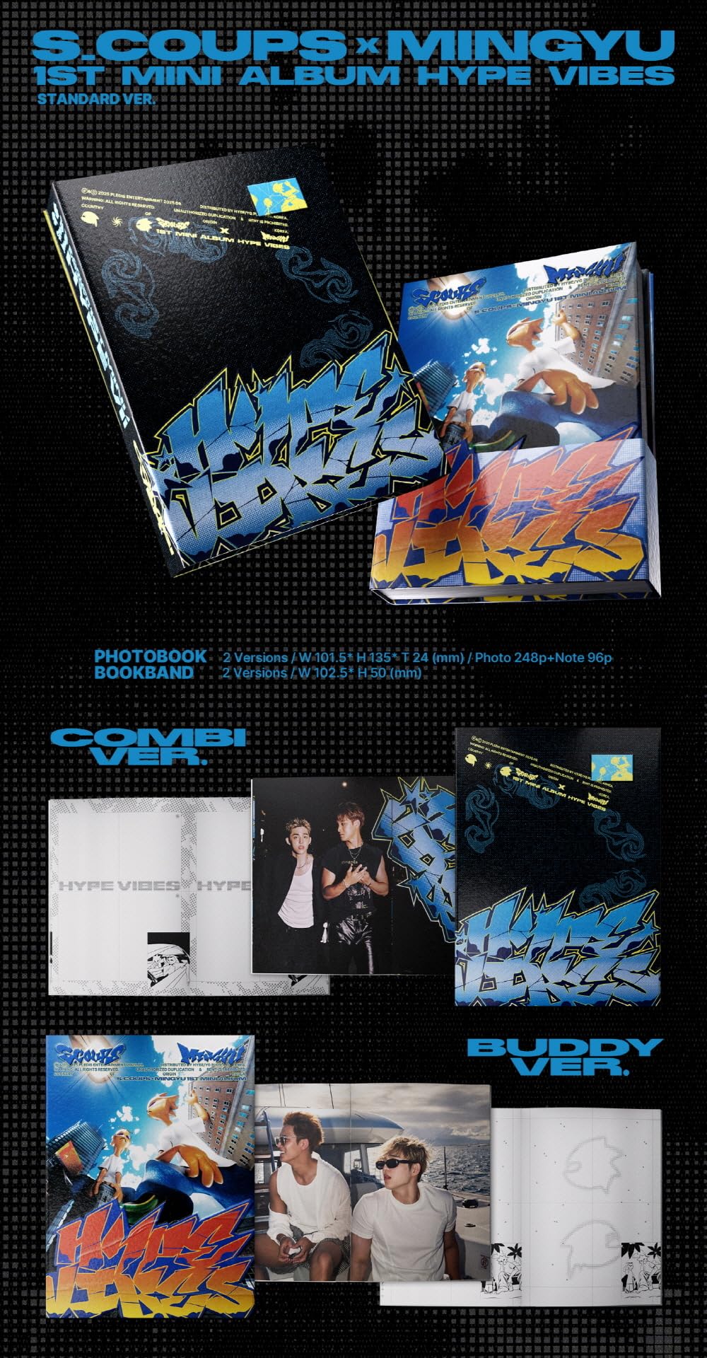 S.COUPS X MINGYU Hype Vibes 1st Mini Album (Random ver.)