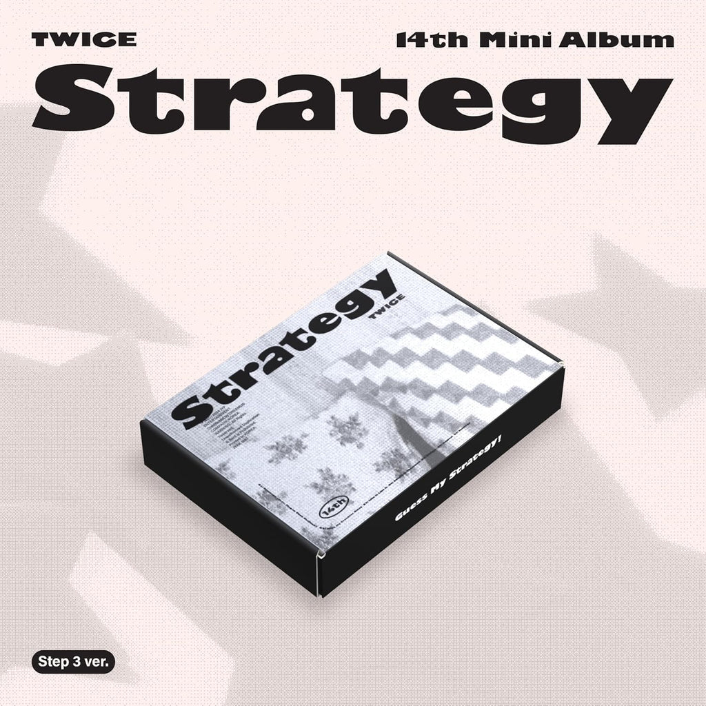 TWICE STRATEGY 14th Mini Album Standard Photobook 3 Ver Set (Step 1 + Step 2 + Step 3 Ver SET)