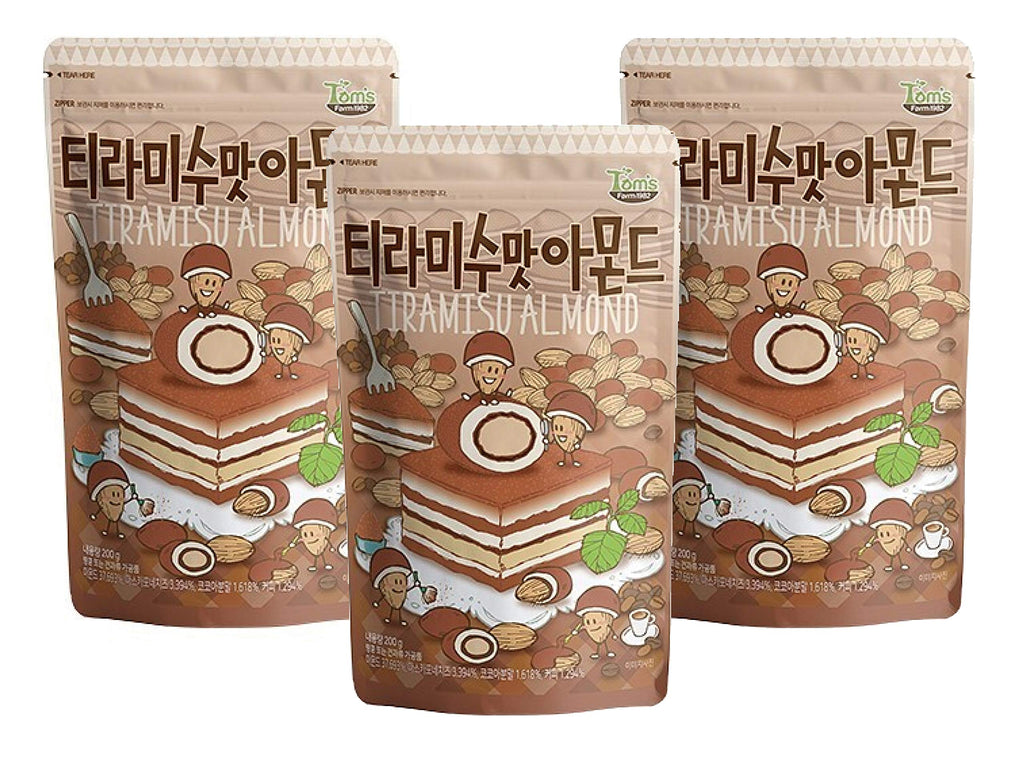 HBAF Tiramishu Flavor Almond 190g (Pack of 3)