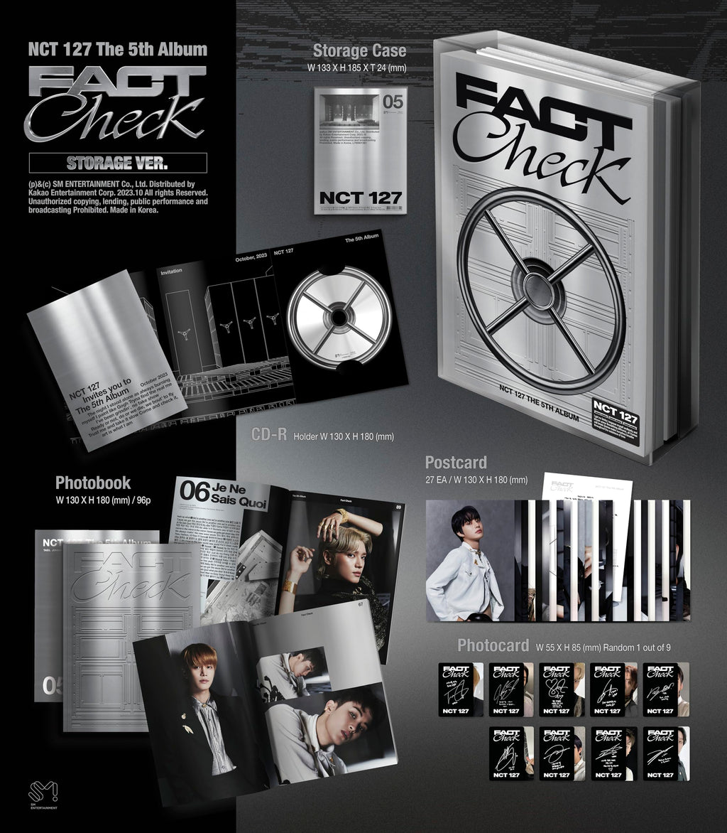 NCT 127 5th Album [Fact Check] (Storage Ver.)