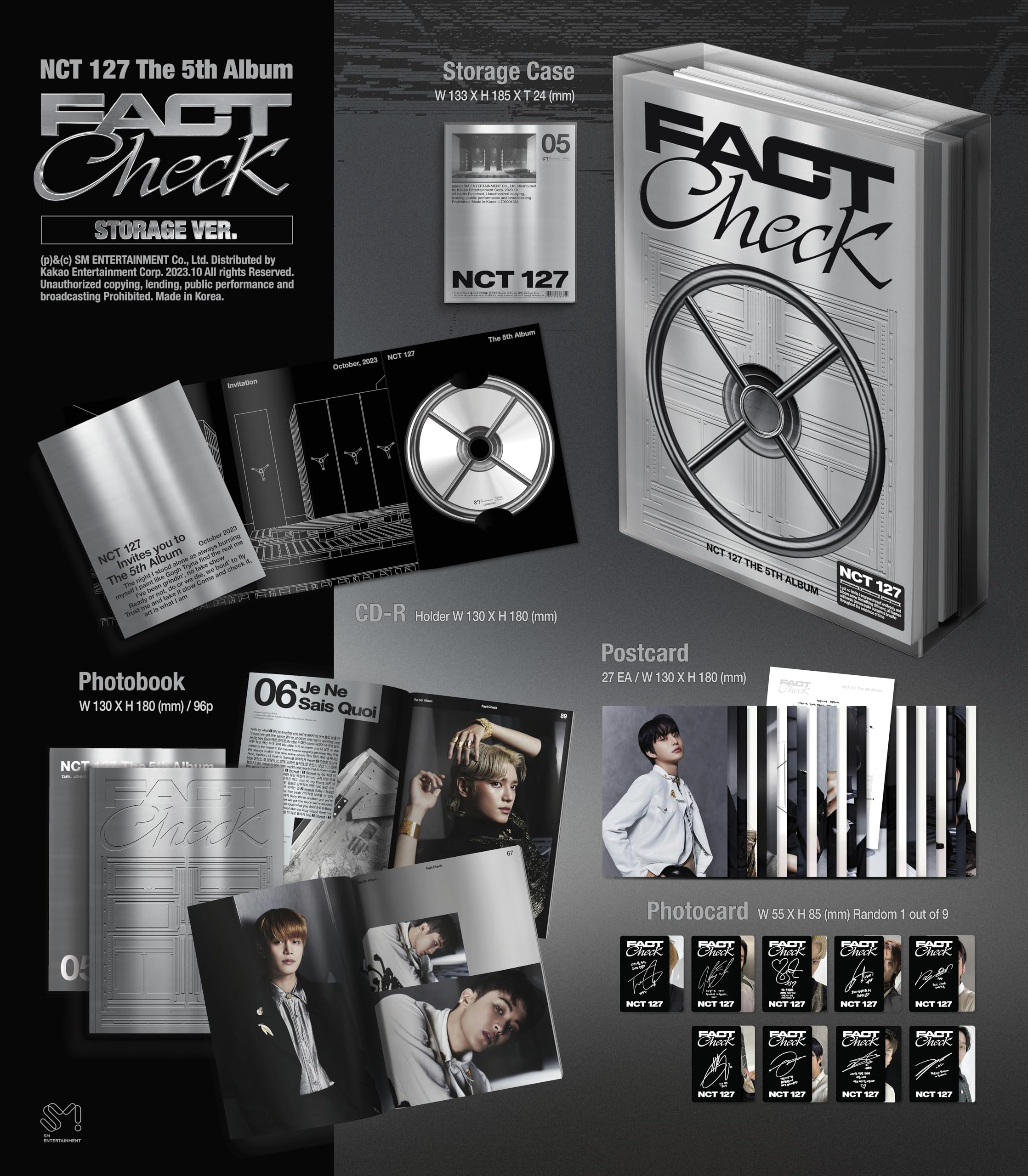 NCT 127 5th Album [Fact Check] (Storage Ver.)
