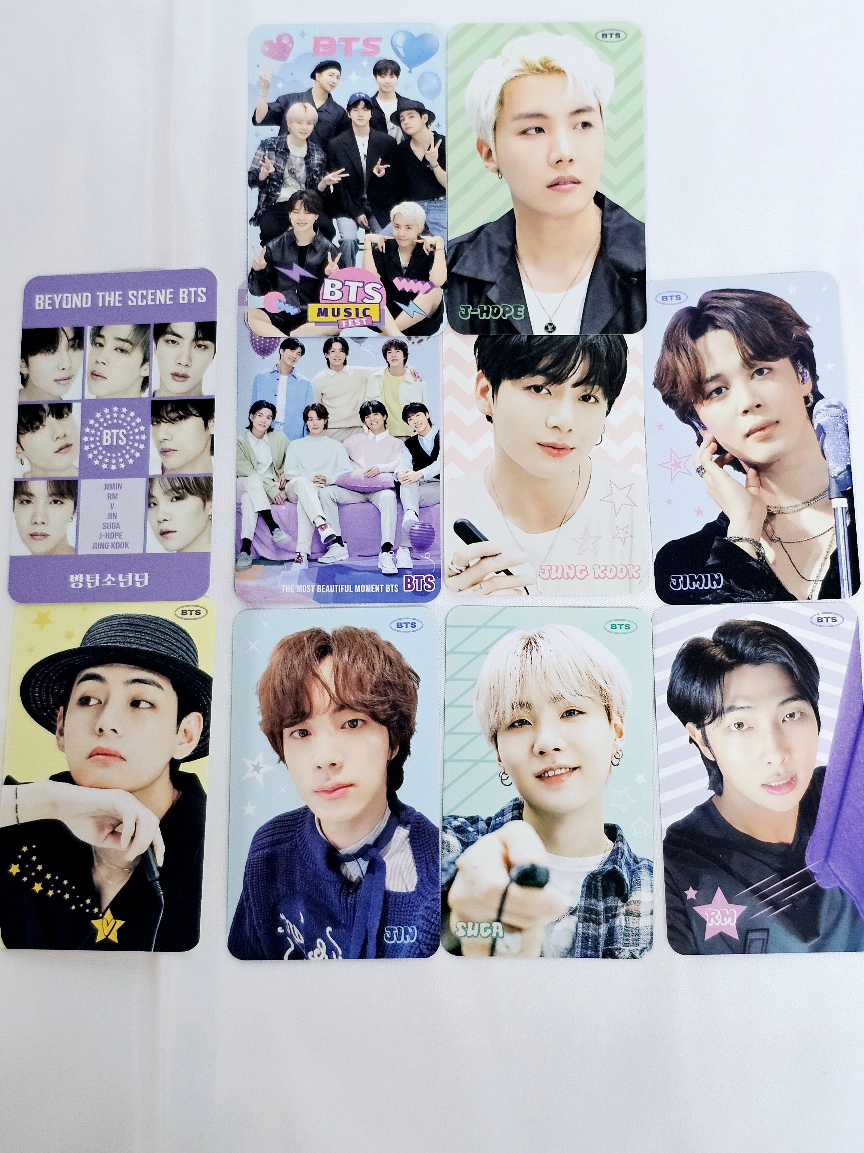 BTS Photocard Album – 64 Pockets + 10 Bonus Photocards