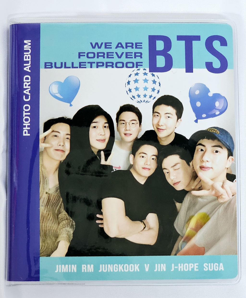 BTS Photocard Album – 64 Pockets + 10 Bonus Photocards