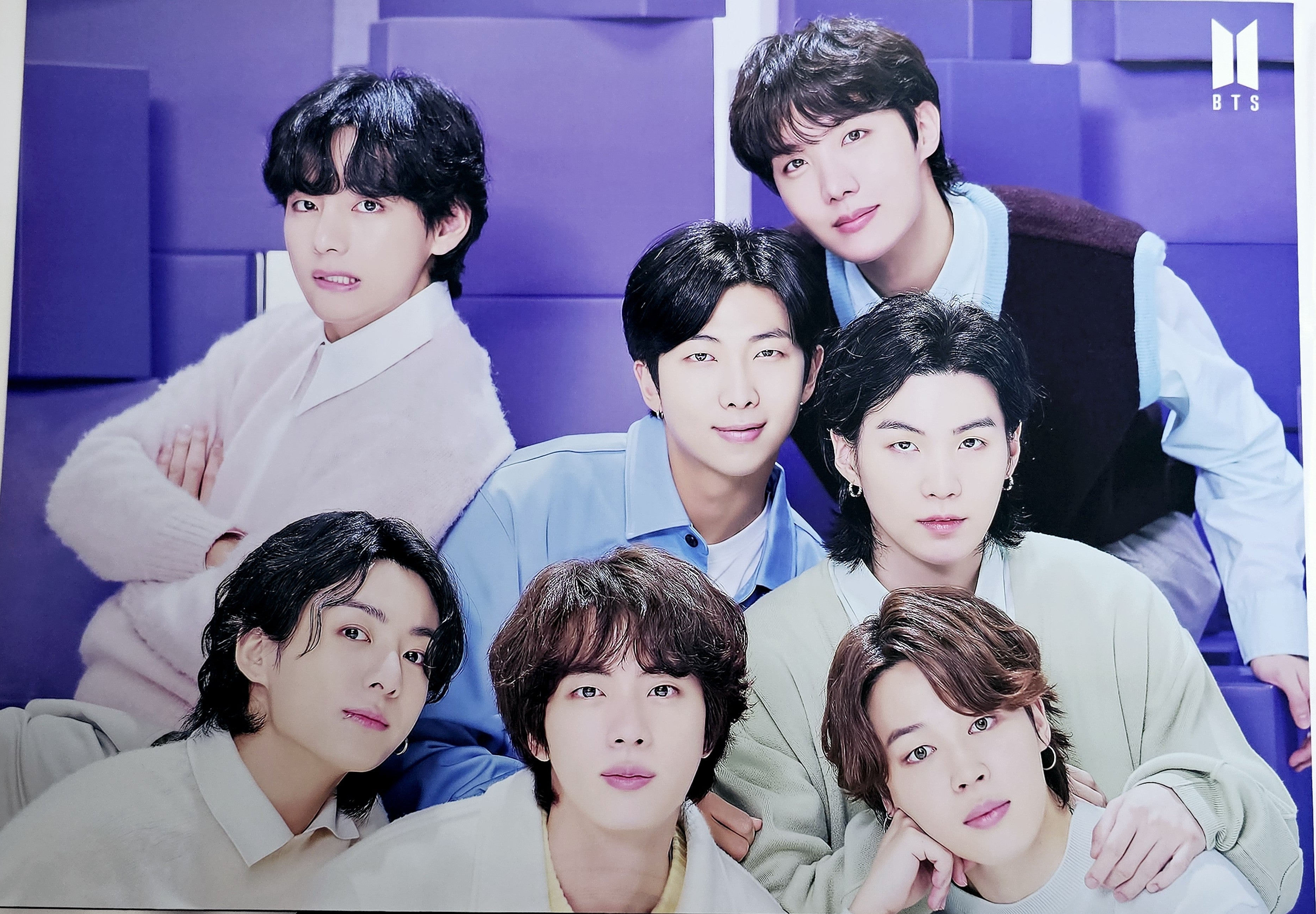 BTS Super High Quality 12 Posters + 1 Sticker Sheet – K-pop Fan Gift Set