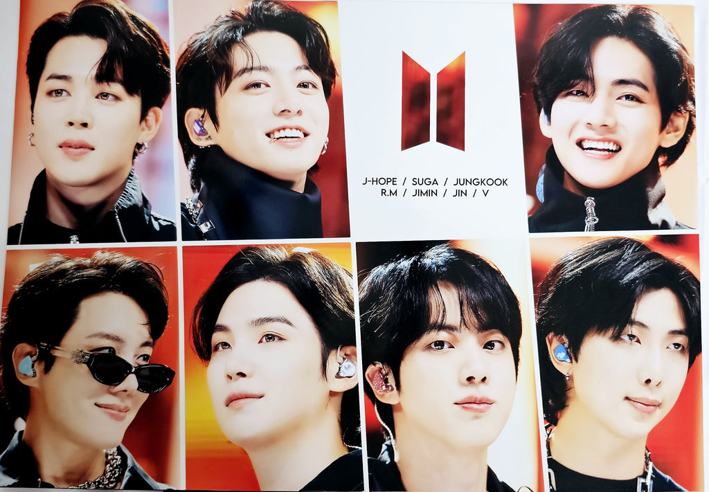 BTS Super High Quality 12 Posters + 1 Sticker Sheet – K-pop Fan Gift Set