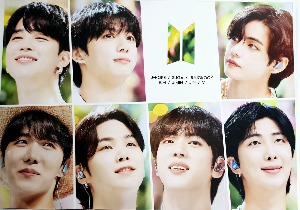 BTS Super High Quality 12 Posters + 1 Sticker Sheet – K-pop Fan Gift Set