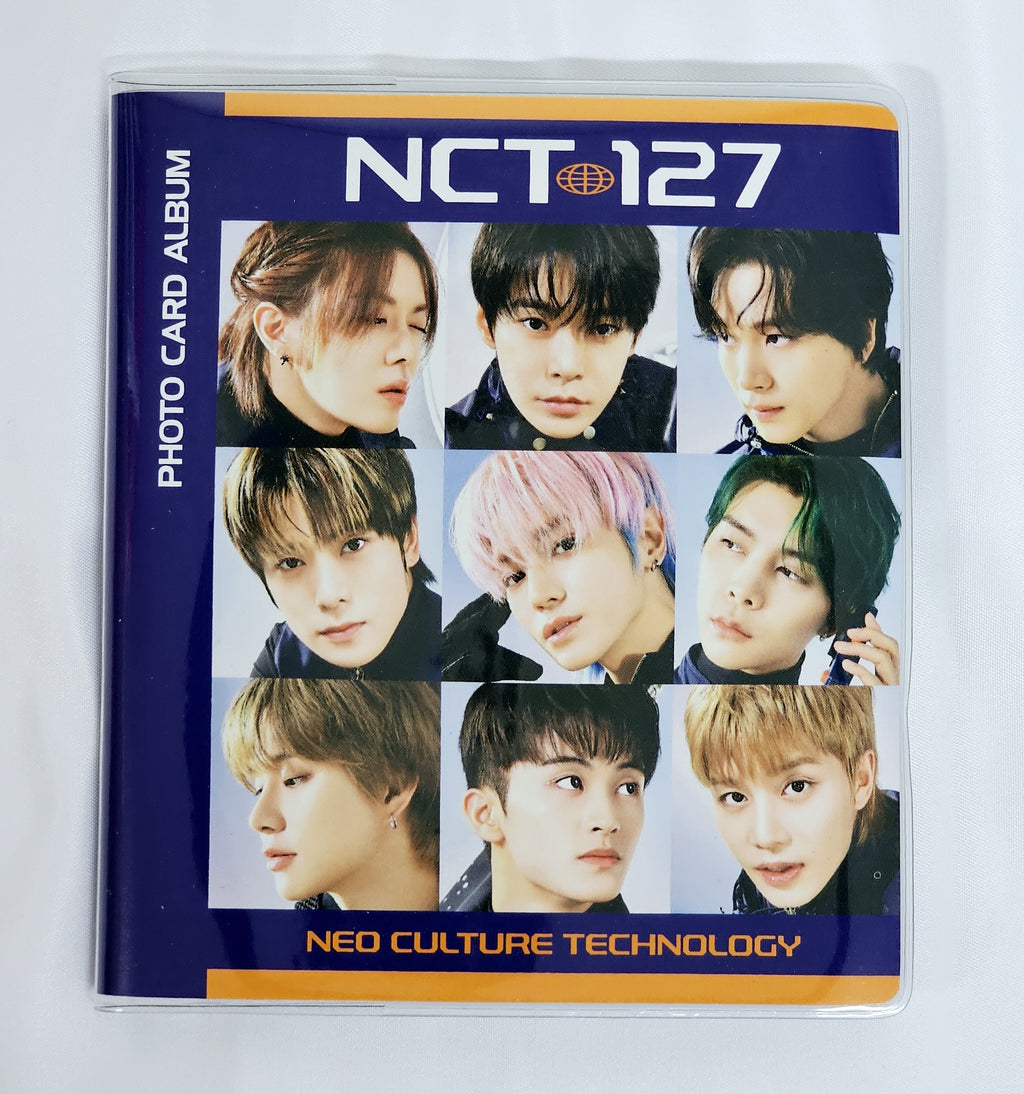 NCT 127 Photocard Album – 64 Pockets + 10 Bonus Photocards