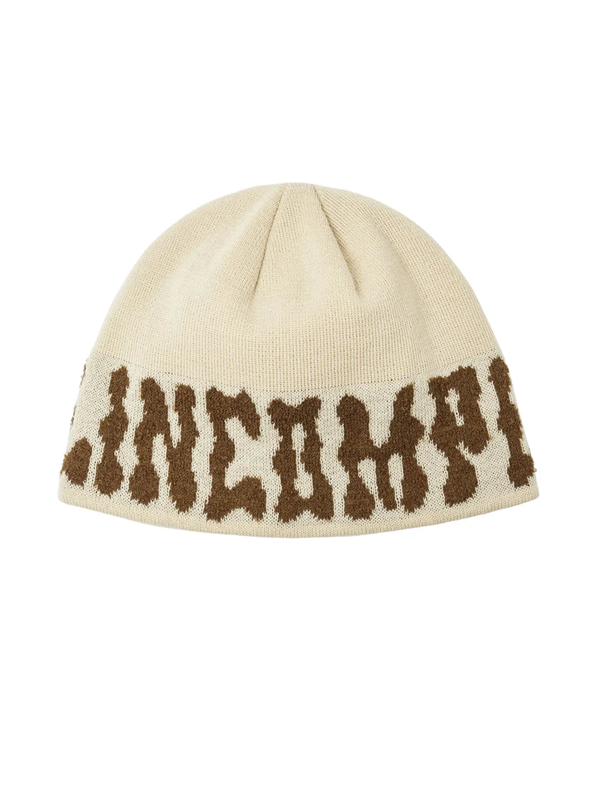 ALLINCOMPLETE PomPom Logo Jacquard Beanie – Worn by BTS V
