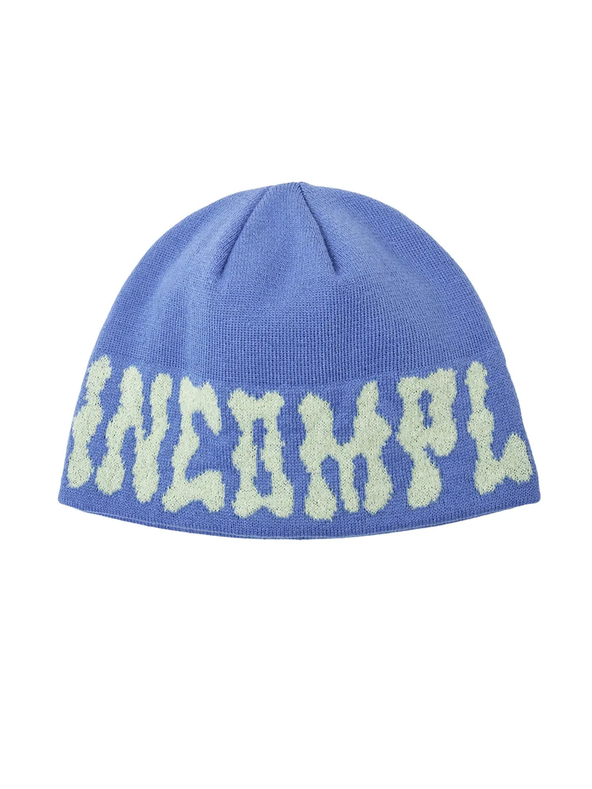 ALLINCOMPLETE PomPom Logo Jacquard Beanie – Worn by BTS V