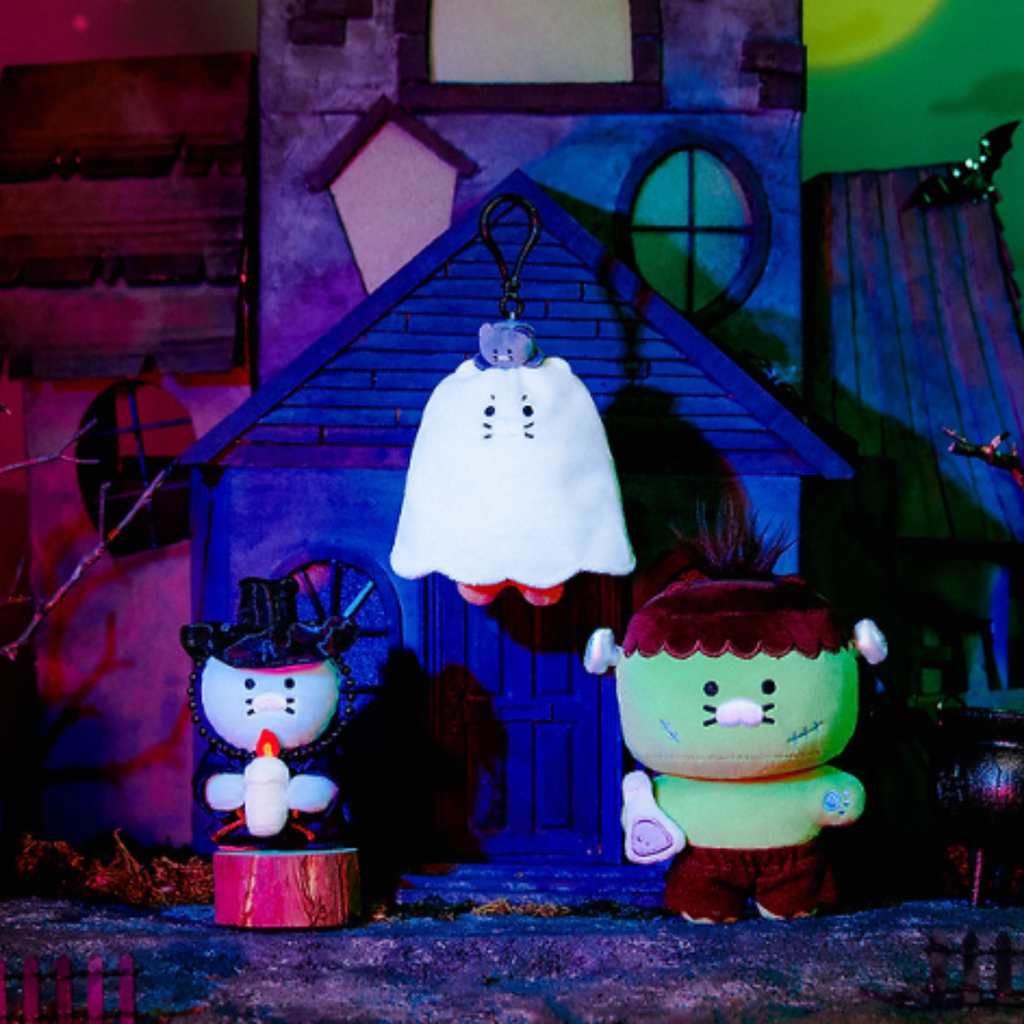 Kakao Friends Choonsik Meow Edition Grim Reaper Keyring Plush