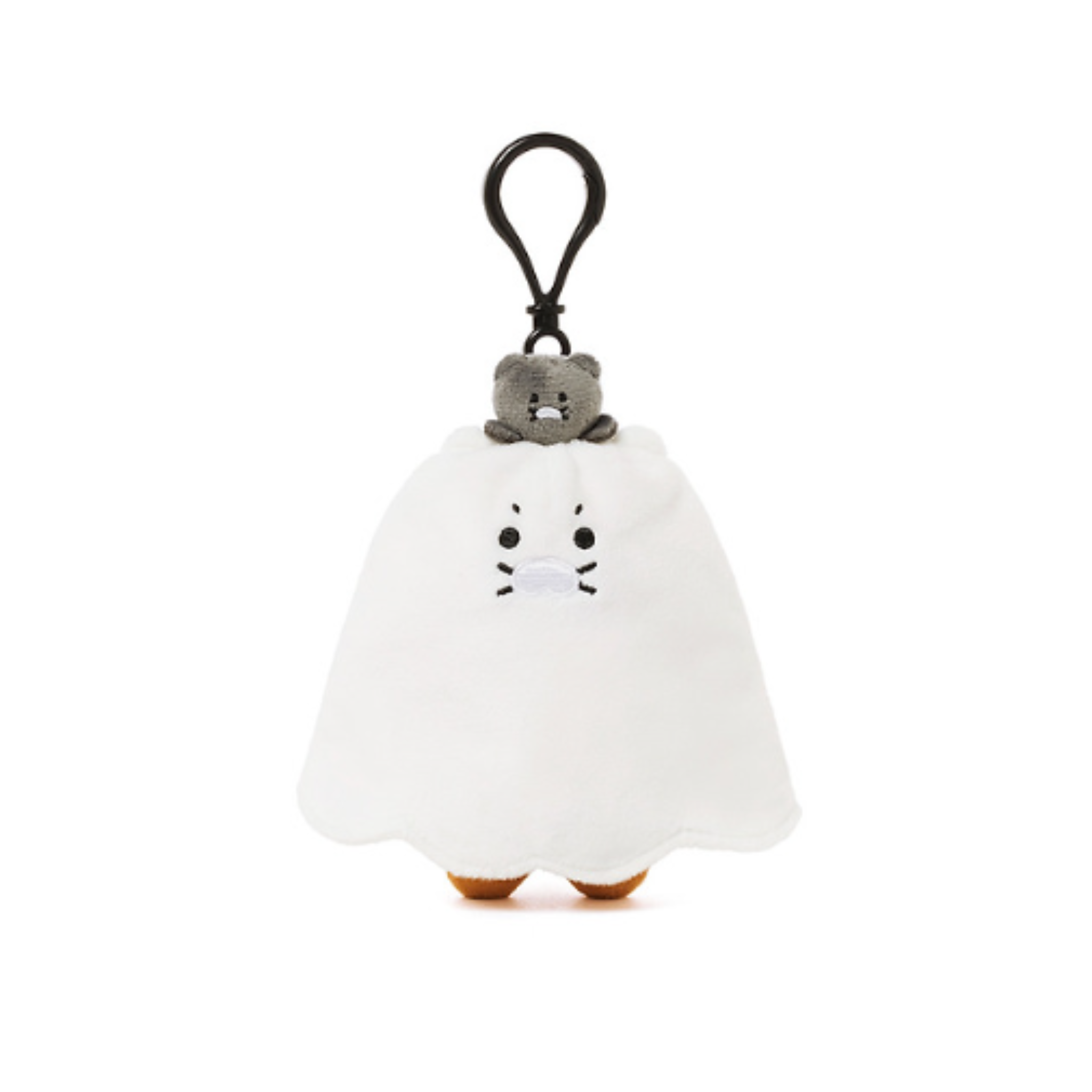 Kakao Friends Choonsik Meow Edition Ghost Keyring Plush