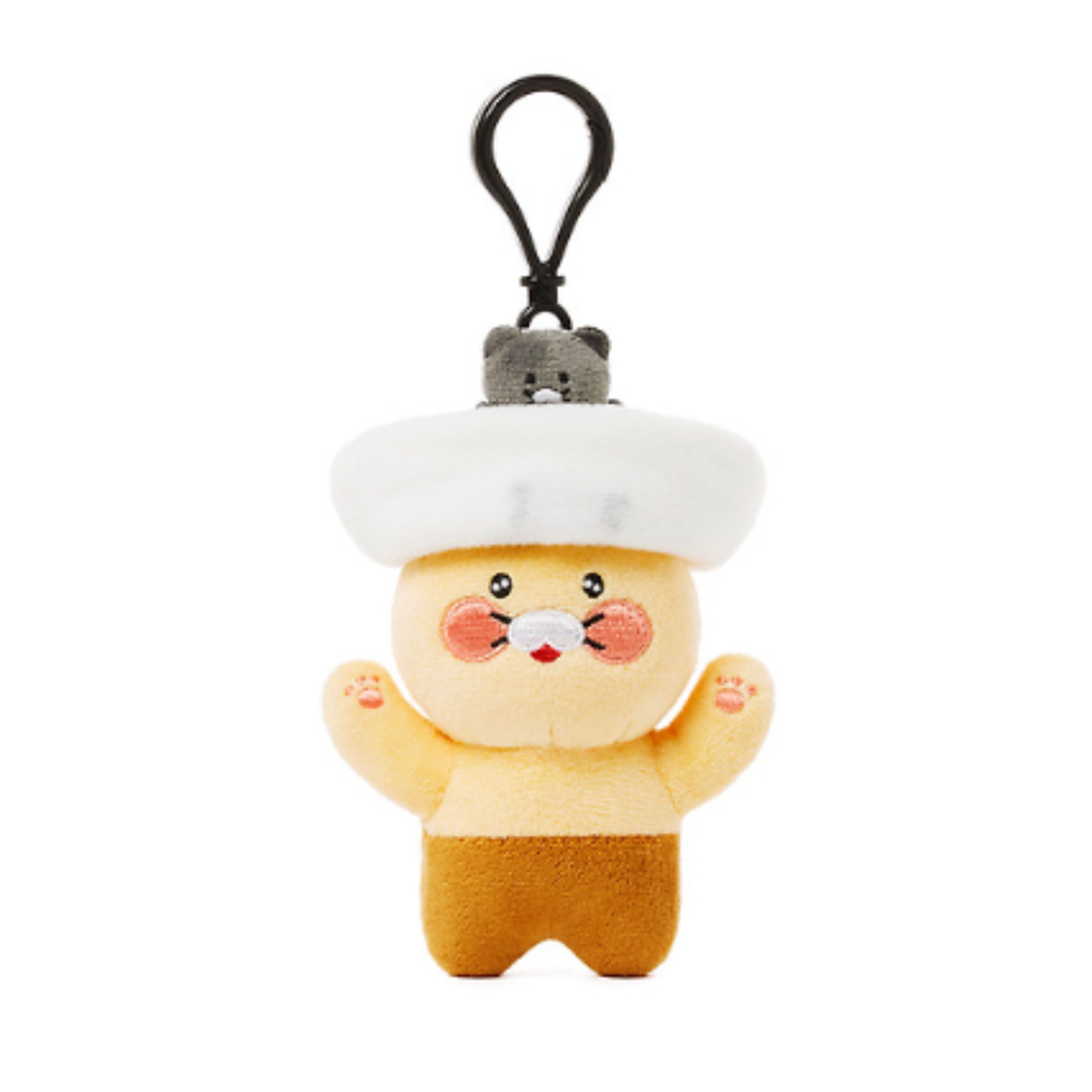 Kakao Friends Choonsik Meow Edition Ghost Keyring Plush