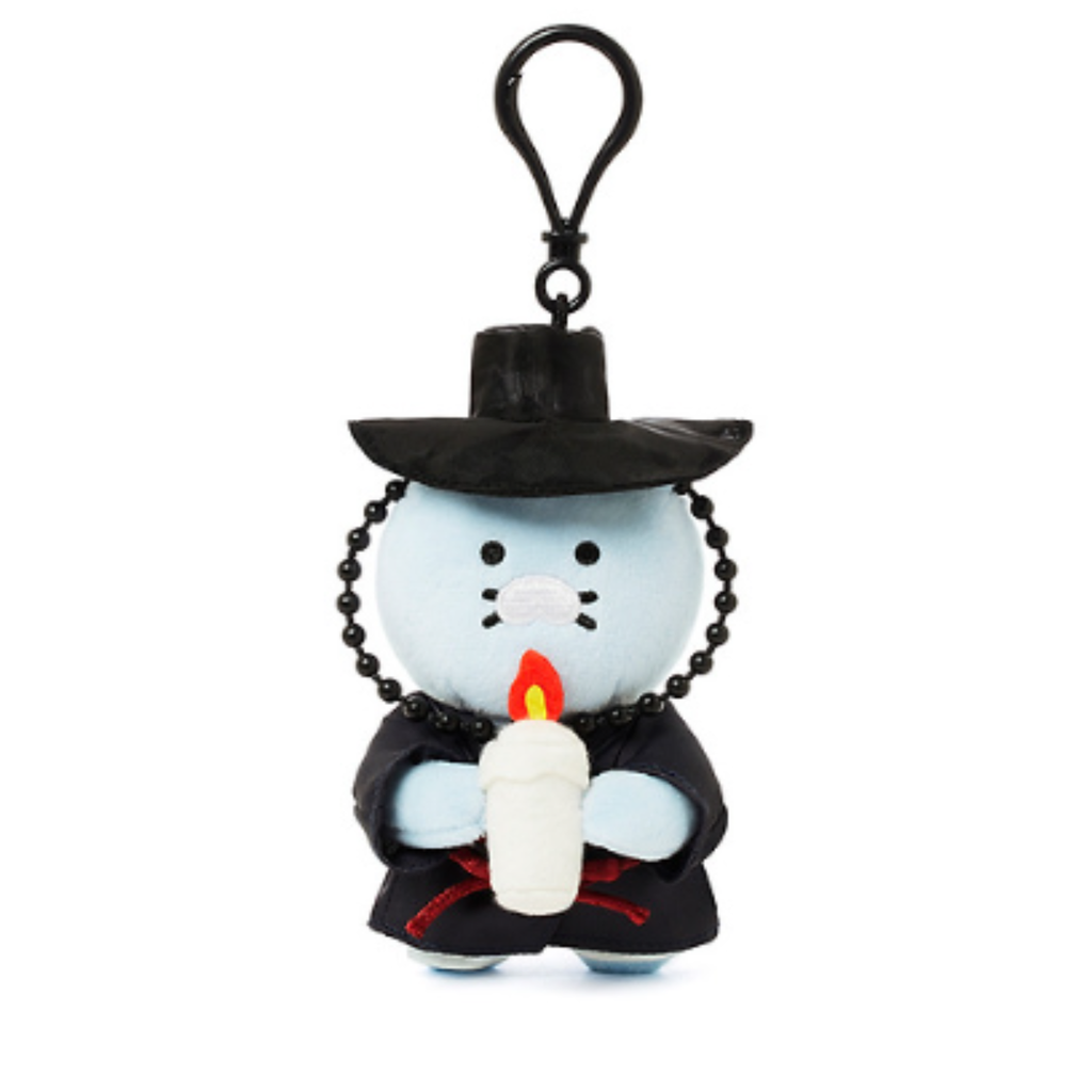Kakao Friends Choonsik Meow Edition Grim Reaper Keyring Plush