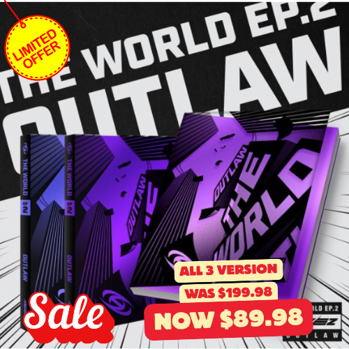 Ateez Outlaw Album 3 Version Set