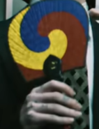 Traditional Korean Fan - as featured in BTS 2.0 MV style (1 Fan,  1 Pouch and random photocard included)
