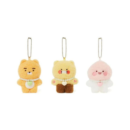 Kakao Friends - Flat Boucle Necklace Keychain Doll