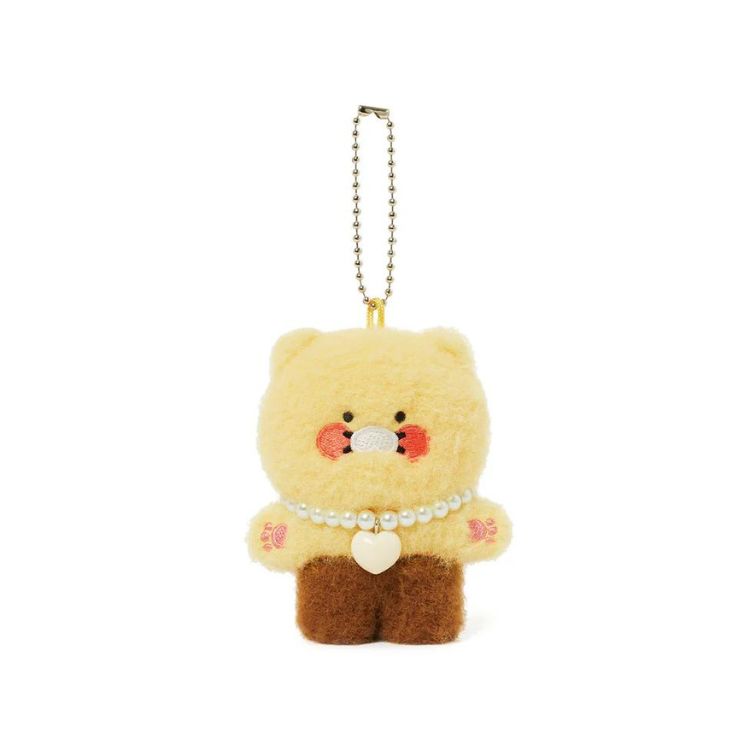 Kakao Friends - Flat Boucle Necklace Keychain Doll
