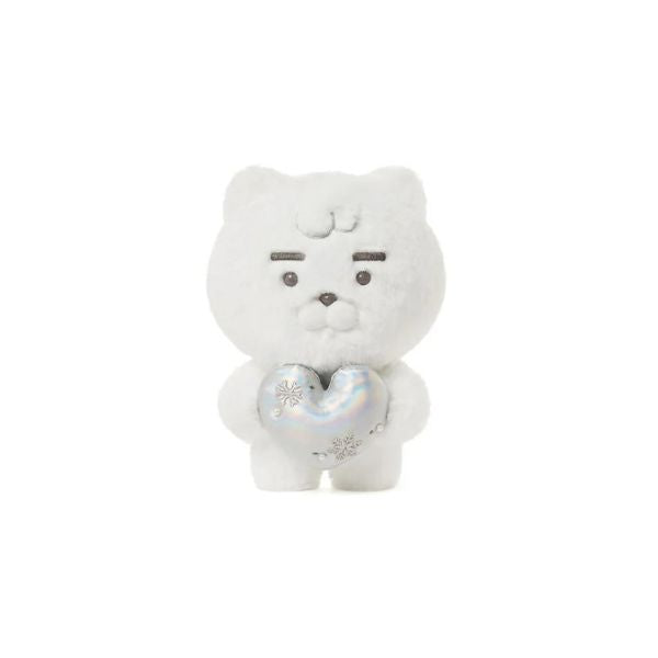 Kakao Friends - White Silver Snowflake Heart Doll [Ryan]