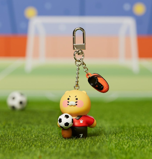 KAKAO FRIENDS Choonsik Sports Figure Keyring Soccer Golf Yoga Tennis