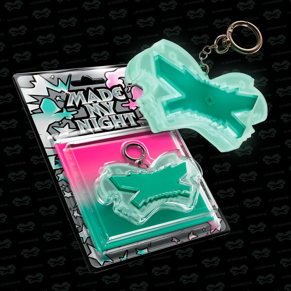 LE SSERAFIM Made My Night (Glow Clicker Keychain Ver.) | LE SSERAFIM 2nd Single Album