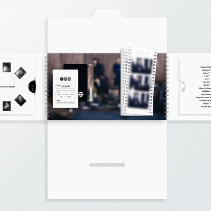 BTS ARIRANG Rooted in Music photobook content pages – official K-pop album BIGHIT MUSIC 2026