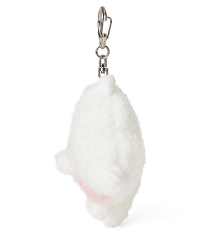 BT21 RJ Official Merchandise Baby RJ Plush Gift Set – Christmas Ornament + Keychain + JIN Photocard Included