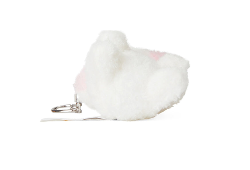 BT21 RJ Official Merchandise Baby RJ Plush Gift Set – Christmas Ornament + Keychain + JIN Photocard Included
