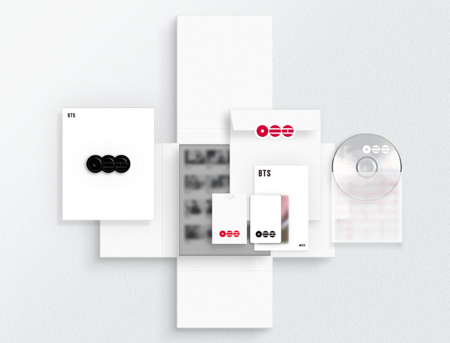 BTS ARIRANG Rooted in Korea inclusions laid out – badge photobook photocards poster official