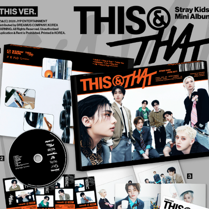 Stray Kids THIS & THAT 2-Version Set — both THIS and THAT versions bundled together