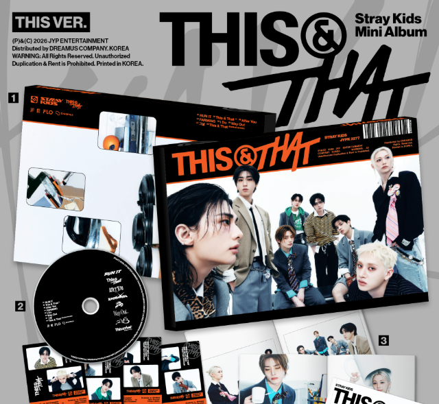 Stray Kids THIS & THAT 10th Mini Album – THIS Ver., THAT Ver. or 2-Version Set