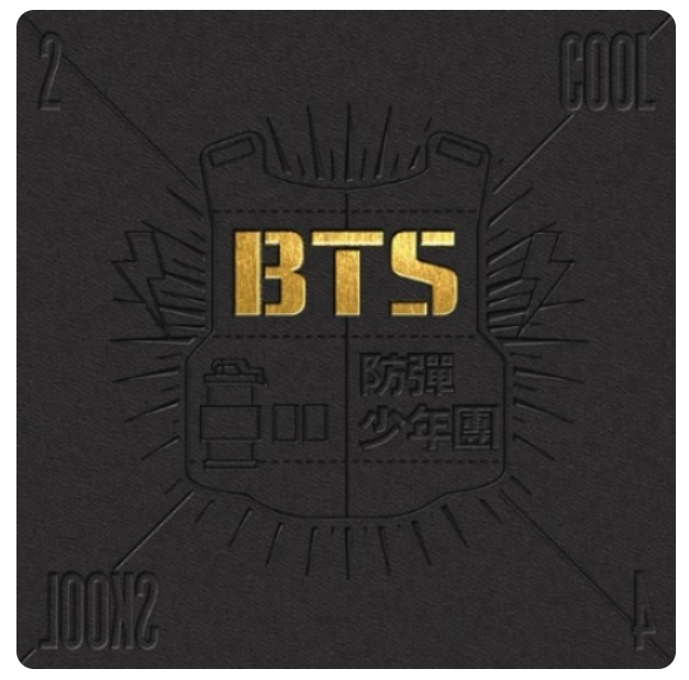 BTS Single Album [2 Cool 4 Skool] CD and Photobook