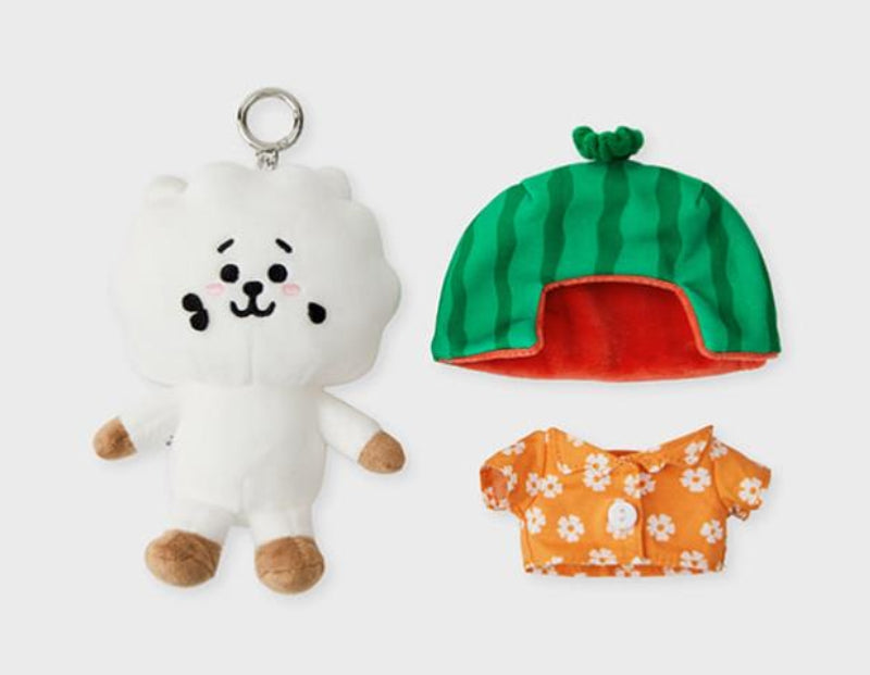 BT21 Official Summer Rain Watermelon Themed Keyring